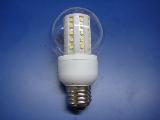 G60 60SMD 3528 LED bulb with glass clear shell