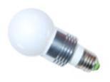 LED bulb 3w E27 with warm white and pure white, cool white