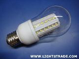 Pear shape LED bulb P60 80SMD high bright