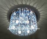 crystal led ceiling light with remote control