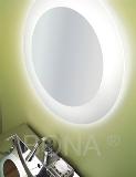 Round Backlit Mirror with Ambient Lighting