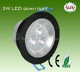 3W LED down light with 110 or 230VAC Work Voltage