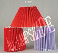 Simple pleated Hardback Lampshades .any size any color .