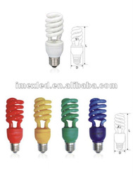 Spiral Colorful Energy saving bulb