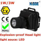 Explosion proof led headlight 1/3W
