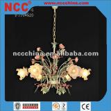 2012china zhongshan hot sale fashionable flower chandelier MD28079-6 