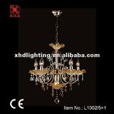Crystal chandelier lighting L1002-5+1