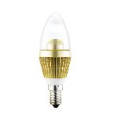 high quality LED candle bulb light samsung chip 3W E14 golden color 