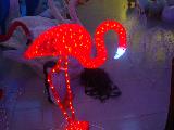 LED sculpture motif light FLAMINGO VSM-078-24V