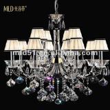 2012 Hot sale Modern crystal Chandelier light with shinny crystal /d