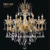 2012 Simple luxury antique gold chandelier crystal light