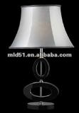 classic fabric lamp shade crystal table lamp