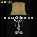 modern bedroom table lamp with fabric shade