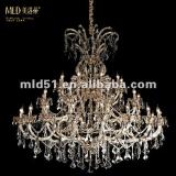 Cheap large crystal chandelier in Gold plated finished
