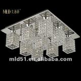 Low voltage crystal square ceiling lamp