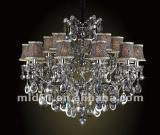 2012 new design modern black crystal chandelier