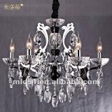 6-lites elegance fashion crystal iron chandelier