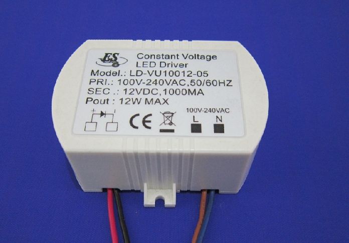 12W 1A 12V Constant Voltage LED driver for UL CUL CE Product approval