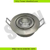 LED downlight 1W ,6 different  finish