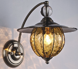 2114-1W(AB+A)italian glass wall lamp from KICONG LIGHTING