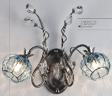 2213-2W(C+B) italian glass wall lamp from KICONG LIGHTING