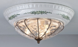 2106A-3C italian glass ceiling lamp from KICONG LIGHTING