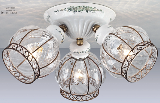 2106B-3C italian glass ceiling lamp from KICONG LIGHTING