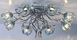 2201-8C(CH+B) italian glass ceiling lamp from KICONG LIGHTING