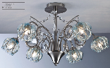 2202-6C(N+B)italian glass ceiling lamp from KICONG LIGHTING