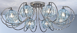 2223-8C(N+B)  italian glass ceiling lamp from KICONG LIGHTING