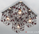 2301-4C crystal ceiling lamp from KICONG LIGHTING