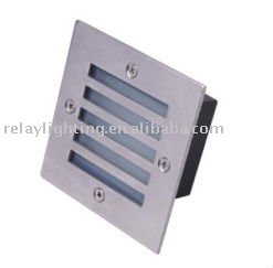 LED recessed wall light