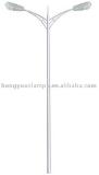 Double arm pole with MH lamp