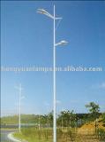 13m double arms conical pole
