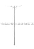 double arms conical pole