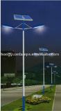 Double arm solar light pole