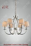European style Iron chandelier with crystal
