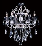 Silver color K9 crystal chandelier