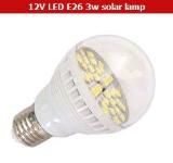 12V/24V 3W 5W LED solar light bulbs(E14/E27)