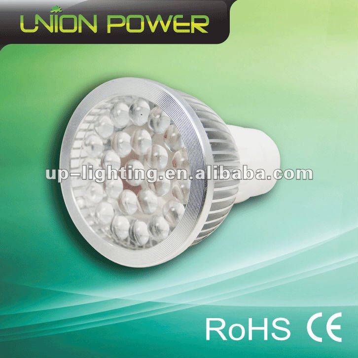 Aluminum LED lights GU10 lamp 4.5W GU10 220V 380lm