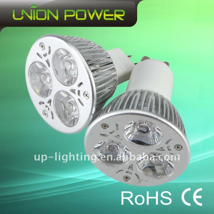 GU10 3x1W 220lm High Power LED Light 85-265V