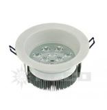 9W Aluminum Led Down Light 960-1080lms Pure Aluminum PMMA LENS