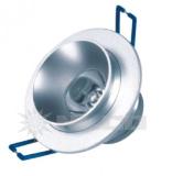 2W Decorative Lighting with a cone-shaped chrome-plated light inset 
