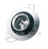 4W Round Aluminum Case Decorative Lighting with optical inset dyed in black