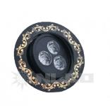 4W yellow pattern Decorative Lighting with optical part turns over within 15 degrees