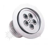 6w Round Aluminum Case Decorative Lighting with optical part turns over/