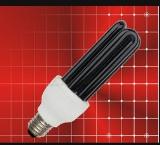 12V 3U15W UV CFL black lamp E27 E26