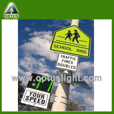 radar speed limited sign, radar warning sign