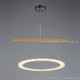 HIFLY Modern LED Circle Pendant Light with Acrylic