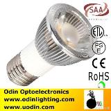 UL e26 e27 spot light cob 5w cob high lumen spotlight par16 ETL